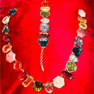 Stella & Dot Candy Necklace and matching bracelet. (With original boxes)